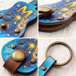 Personalised Graffiti Design Guitar Pick Holder with Initial Daily Wear Birthday Gift for Musician Guitar Player