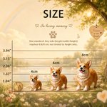 Personalized Cute 3D Pet Photo Figurine Ornament with Name Desk Decor Memorial Birthday Gift for Pet Lovers Owners