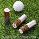 Gepersonaliseerd golfbalstempel met initialen en naam inclusief opbergdoos van blik golfaccessoire verjaardagscadeau voor golfliefhebbers en golfers