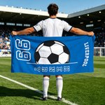 Gepersonaliseerde sneldrogende voetbal strandhanddoek met naam nummer en teamnaam strandcadeau verjaardagscadeau voor sportliefhebbers en familie