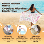 Serviette de plage surdimensionnée à séchage rapide, personnalisée et amusante sur le thème du mah-jong, avec prénom – Cadeau idéal pour les vacances d'été ou une fête sur la plage, destiné aux amateu