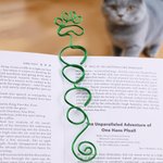 Personalised Multicolour Paw Name Aluminium Wire Bookmark Book Club Birthday Back to School Teacher's Day Gift for Bookworms Pet Lovers