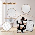Gepersonaliseerde ovenhandschoen en pannenlapset met foto van kindergezicht origineel verjaardagscadeau of housewarmingcadeau voor kookliefhebbers