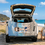 Personalized Vacation Theme Cartoon Character Oversized Quick Dry Magnetic Beach Towel with Name Summer Vacation Birthday Gift for Family