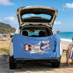 Personalised Multicolor Cartoon Character Oversized Quick Dry Magnetic Beach Towel with Name Summer Travel Essentials Birthday Gift for Family Friends