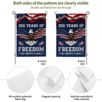 Personalised Stars & Stripes American Flag Garden Flag with Text American Semiquincentennial Independence Day Gift for American Families Patriots