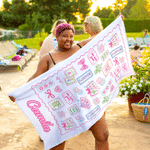 Serviette de plage surdimensionnée à séchage rapide, personnalisée et amusante sur le thème du mah-jong, avec prénom – Cadeau idéal pour les vacances d'été ou une fête sur la plage, destiné aux amateu
