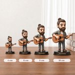 Personalisierte Mini-Me 3D-Figur nach Foto | mit eingraviertem Wunschtext auf Sockel | Wohndeko | Jahrestag Geburtstag Geschenk für Familie Freunde