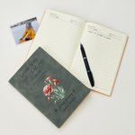 Personalized Letters To My Child In Heaven Birth Flower A5 Journal Notebook with Name Miscarriage Remembrance Baby Memorial Gift for Parents
