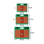 Tableau tactique personnalisé avec logo et nom - Cadeau de fin de saison sportive pour entraîneurs