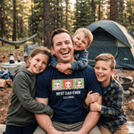 Personalized Cartoon Characters Warm Family T-shirt Sweatshirt Hoodie with Name and Text Daily Use Birthday Gift for Parents Grandparents