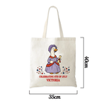 Borsa tote in tela personalizzata con motivo 