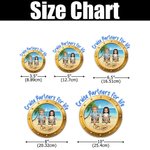 Personalised Cartoon Character Design Photo Cruise Door Magnet with Name Home Decor Birthday Summer Travel Gift for Couple