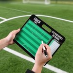 Tableau tactique personnalisé avec logo et nom - Cadeau de fin de saison sportive pour entraîneurs