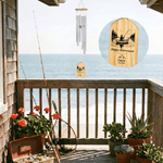 Personalised Happy Retirement Gardening Fishing Golf Beach Camping Wind Chime with Name and Year Retirement Gift for Retiree Friend Colleague Family