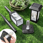 Personalized Ink Wash Style Pet Photo Waterproof Solar Garden Light with Name and Year Garden Decor Pet Loss Memorial Gift for Friends Pet Lovers