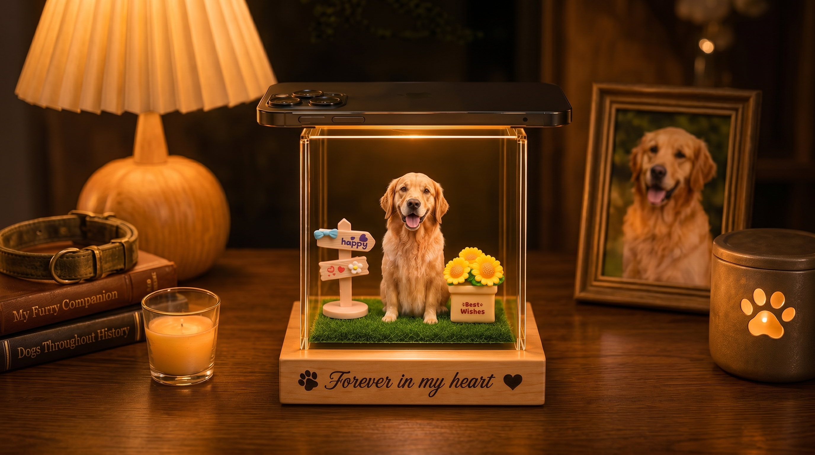 Holographic pet house product