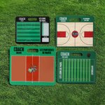Tableau tactique personnalisé avec logo et nom - Cadeau de fin de saison sportive pour entraîneurs