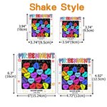 Personalised Minimalist Heart Shaker Fridge Magnet with 1-15 Student Names Back to School End of Year Appreciation Gift for Teachers