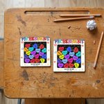 Personalised Minimalist Heart Shaker Fridge Magnet with 1-15 Student Names Back to School End of Year Appreciation Gift for Teachers