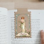 Personalised Birth Flower Magnetic Bookmark Clip with Name Reading Accessory Birthday Appreciation Gift for Book Lovers Students