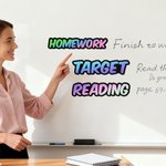 Personalised Retro Colourful Gradient Whiteboard Classroom Magnet with Text  Interactive Teaching Tool Back to School Gift for Teacher