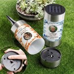 Personalised I'm Always With You Floral Cardinal Waterproof Photo Solar Garden Light with Name and Year Memorial Sympathy Gift for Family Friend