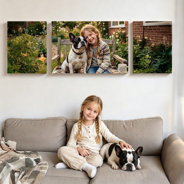 Personliga minimalistiska foton Uppsättning av 3 omslagsdukstryck Galleri väggdisplay heminredning Skicka från USA Bröllopsdag gåva till familj vän