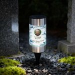 Personalised I'm Always With You Floral Cardinal Waterproof Photo Solar Garden Light with Name and Year Memorial Sympathy Gift for Family Friend
