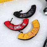 Personalised Hockey Skate Guards with Name Number and Logo Blade Covers Skate Soakers Protective Soakers Gift for Players