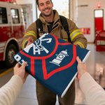 Personalized Firefighting Element Oversized Quick Dry Beach Towel with Name Beach Travel Essentials Father's Day Birthday Gift for Firefighter Dad