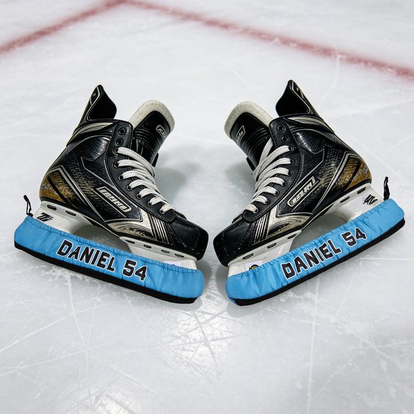 Personalised Hockey Skate Guards with Name Number and Logo Blade Covers Skate Soakers Protective Soakers Gift for Players