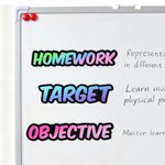 Personalised Retro Colourful Gradient Whiteboard Classroom Magnet with Text  Interactive Teaching Tool Back to School Gift for Teacher