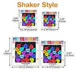Personalized Minimalist Heart Shaker Fridge Magnet with 1-15 Student Names Back to School End of Year Appreciation Gift for Teachers