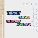 Personalised Retro Colourful Gradient Whiteboard Classroom Magnet with Text  Interactive Teaching Tool Back to School Gift for Teacher