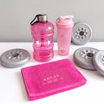 Personalisierter Shaker-Becher im Barbell-Design, Flasche mit großem Fassungsvermögen, besticktes Handtuchset mit Namen – das perfekte Geschenk für Fitnessbegeisterte, zum Alltag im Fitnessstudio oder