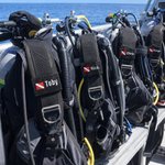 Personalized Embroidered BCD Identification Tag with Name | Dive Flag Scuba Gear ID Tag | Dive Club Accessory | Gift for Scuba Divers