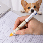 Personalized Plaid Pet Face Photo 3 in 1 Ballpoint Pen with Name Daily Use Back to School Gift for Pet Owners Students