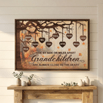 Personalized Grandchildren Family Tree Canvas Prints with 1-13 Names Home Decor Ship from USA Birthday Gift for Grandfather Grandmother