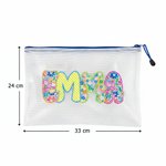 Borsa mare personalizzata impermeabile e antisabbia con nome artistico - Regalo per vacanze estive per donne