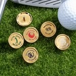 Personalised Monogram Golf Club ID Meta Marker with Initial and Name Golf Accessories Birthday Sports Gift for Golf Players