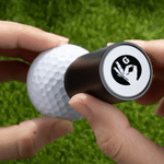 Personalised Humorous Golf Pattern Multicolour Golf Ball Stamp with Name and Initial Club Competition Souvenir Birthday Gift for Golf Lover Golfer