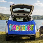 Personalised Multicolour Paisley Style Name Oversized Quick Dry Magnetic Beach Towel Summer Vacation Party Birthday Gift for Women Girls