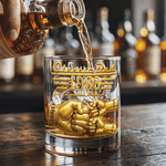 Personalised Classic Dad Fist 10 oz Old Fashioned Rock Whisky Glass with Names Father's Day Birthday Gift for Man Whisky Lover