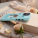 Personalised Wedding Theme 3D Cartoon Character Phone Case for iPhone and Samsung with Name Anniversary Engagement Gift for Couple