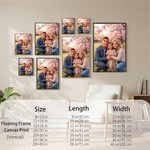 Personalized Modern Cartoon Pixar Style Photo Canvas Prints Home Wall Decor Ship from USA Birthday Anniversary Gift for Family Friends