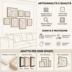 Stampa su tela personalizzata con cornice, foto stile pittura a olio moderna e nome - Regalo di anniversario e nuova casa per famiglie e amici