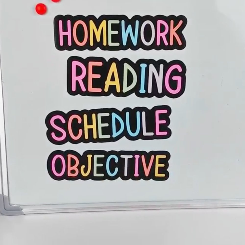Personalised Rainbow Whiteboard Classroom Magnets with Text Interactive Teaching Tool Back to School Gift for Teacher 4