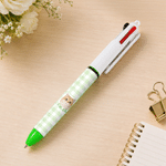 Personalized Plaid Pet Face Photo 3 in 1 Ballpoint Pen with Name Daily Use Back to School Gift for Pet Owners Students