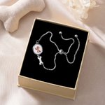 Personalized Pet Photo Dog Bone Cat Head Charm Adjustable Bracelet with Name Sympathy Memorial Gift for Pet Owners Lovers